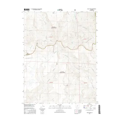 2016 Map of Baldy Cinco, 2016 Print