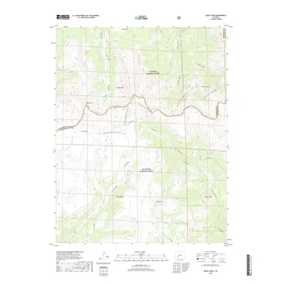 2019 Map of Baldy Cinco, 2019 Print