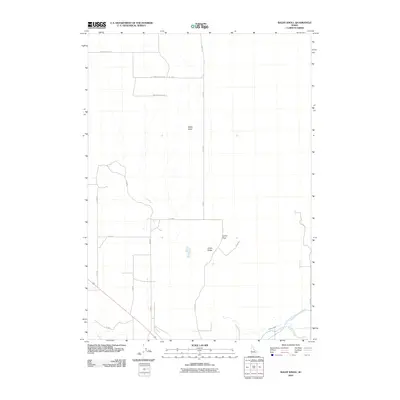 2010 Map of Baldy Knoll, 2010 Print