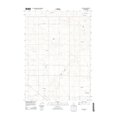 2013 Map of Baldy Knoll, 2013 Print
