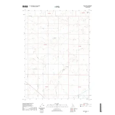 2020 Map of Baldy Knoll, 2020 Print