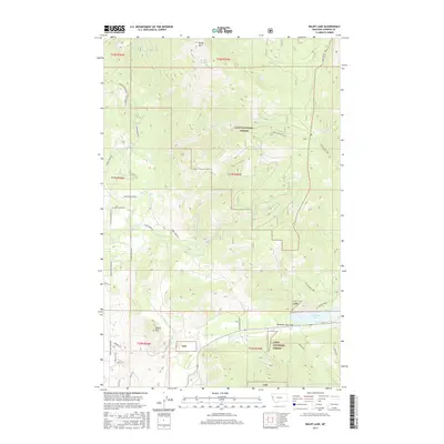 2017 Map of Baldy Lake, 2017 Print