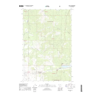 2020 Map of Baldy Lake, 2020 Print