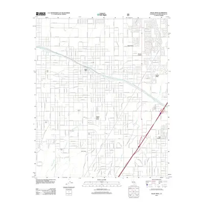 2012 Map of Baldy Mesa, 2012 Print