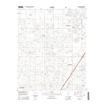 2015 Map of Baldy Mesa, 2015 Print
