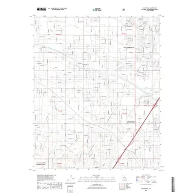 2018 Map of Baldy Mesa, 2018 Print
