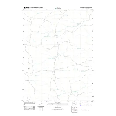 2012 Map of Baldy Mountain, 2012 Print