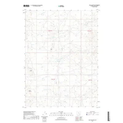 2017 Map of Baldy Mountain, 2017 Print