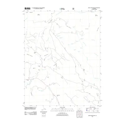 2011 Map of Baldy Mountain, 2011 Print