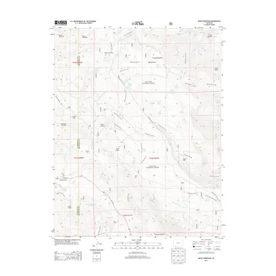 2013 Map of Baldy Mountain, 2013 Print