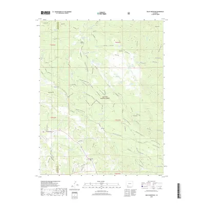 2019 Map of Baldy Mountain, 2019 Print