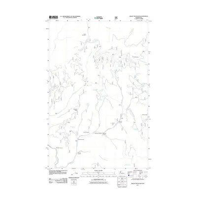 2011 Map of Baldy Mountain, 2011 Print