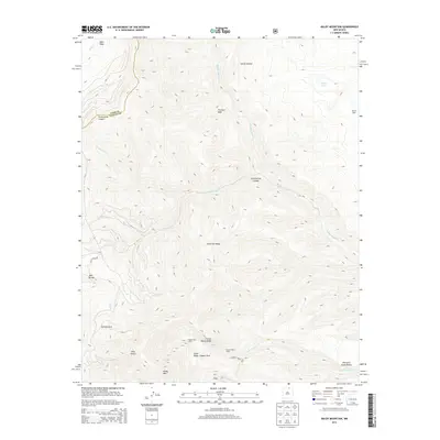 2013 Map of Baldy Mountain, 2013 Print
