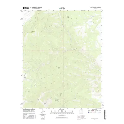 2017 Map of Baldy Mountain, 2017 Print