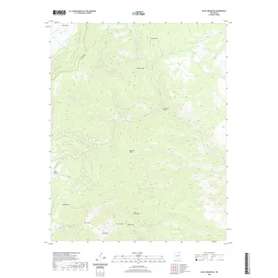 2020 Map of Baldy Mountain, 2020 Print