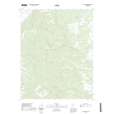 2023 Map of Baldy Mountain, 2023 Print