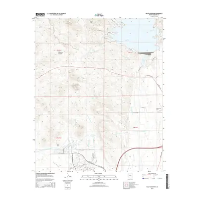 2014 Map of Baldy Mountain, 2014 Print