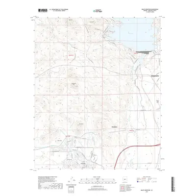 2018 Map of Baldy Mountain, 2018 Print