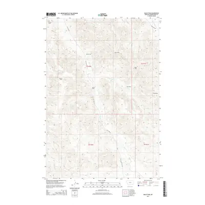 2014 Map of Baldy Peak, 2014 Print