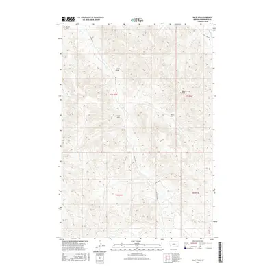 2017 Map of Baldy Peak, 2017 Print