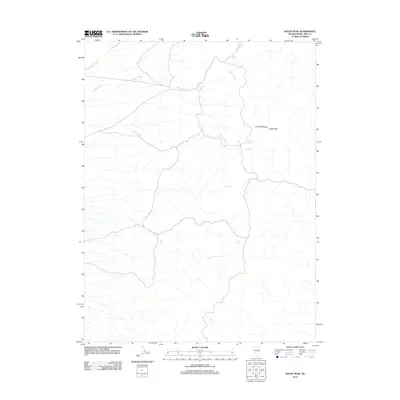 2012 Map of Baldy Peak, 2012 Print