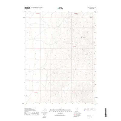 2018 Map of Baldy Peak, 2018 Print