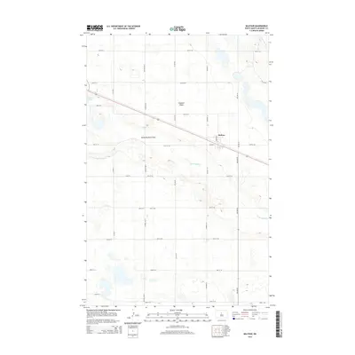 2014 Map of Balfour, 2014 Print