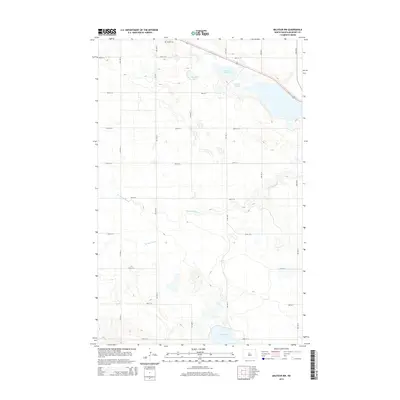 2014 Map of Balfour NW, 2014 Print