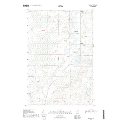 2019 Map of Ball Bluff, 2019 Print