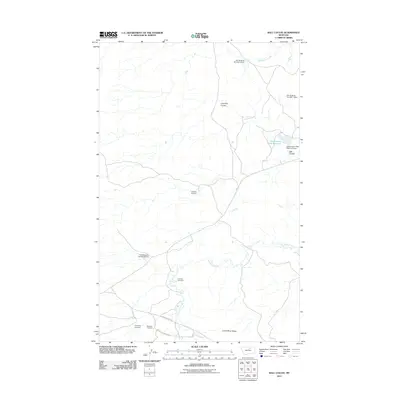 2011 Map of Ball Coulee, 2011 Print