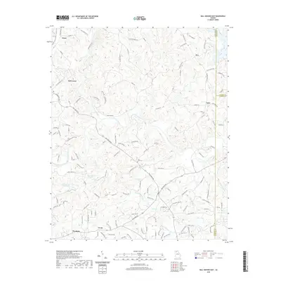 2020 Map of Ball Ground East, 2020 Print