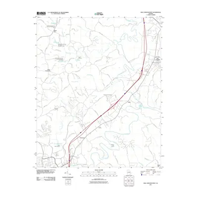 2011 Map of Ball Ground West, 2011 Print