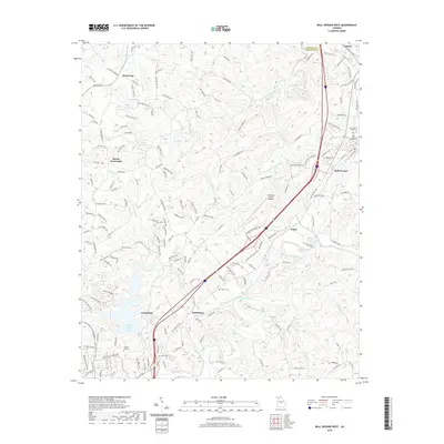 2020 Map of Ball Ground West, 2020 Print