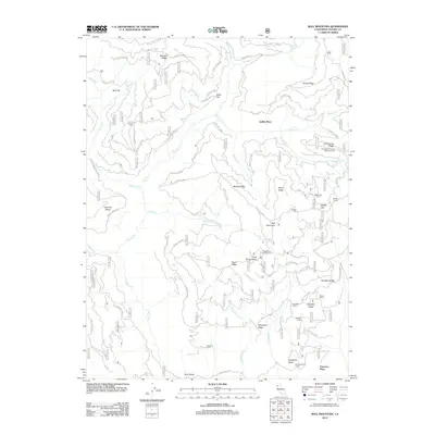 2012 Map of Ball Mountain, 2012 Print