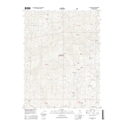 2015 Map of Ball Mountain, 2015 Print