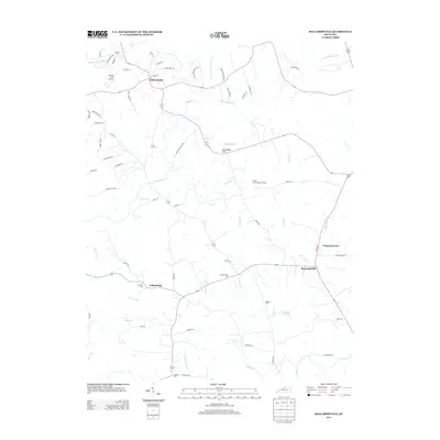 2013 Map of Ballardsville, 2013 Print