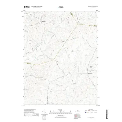 2019 Map of Ballardsville, 2019 Print