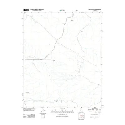 2012 Map of Ballinger Canyon, 2012 Print