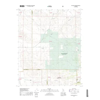 2018 Map of Ballinger Canyon, 2018 Print