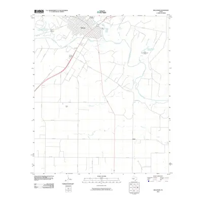 2010 Map of Ballinger, 2010 Print