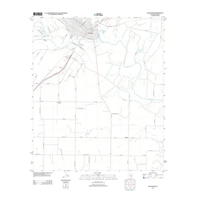 2012 Map of Ballinger, 2012 Print