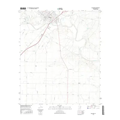 2016 Map of Ballinger, 2016 Print
