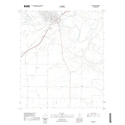 2019 Map of Ballinger, 2019 Print