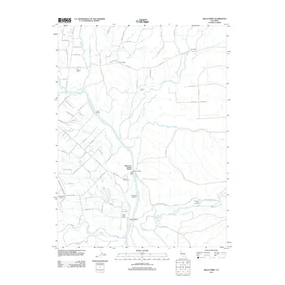 2012 Map of Balls Ferry, 2012 Print