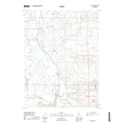 2018 Map of Balls Ferry, 2018 Print