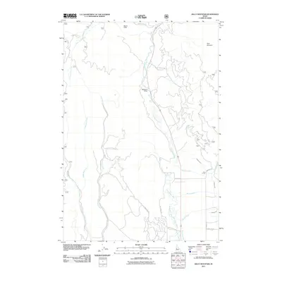 2011 Map of Bally Mountain, 2011 Print