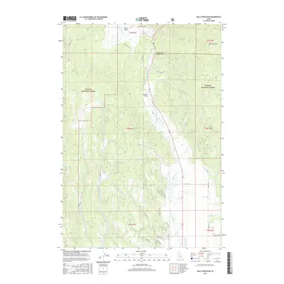2017 Map of Bally Mountain, 2017 Print