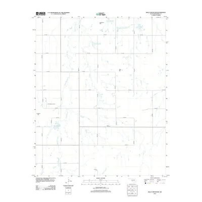 2012 Map of Bally Mountain, 2012 Print