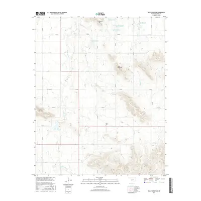 2016 Map of Bally Mountain, 2016 Print