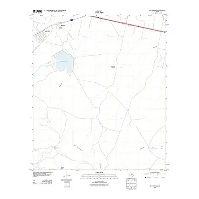 2010 Map of Balmorhea, 2010 Print